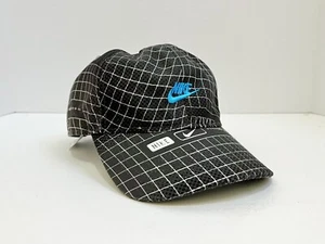 Boys Nike Hat Adjustable Black Geometric Abstract Youth Kids Cap - Picture 1 of 9