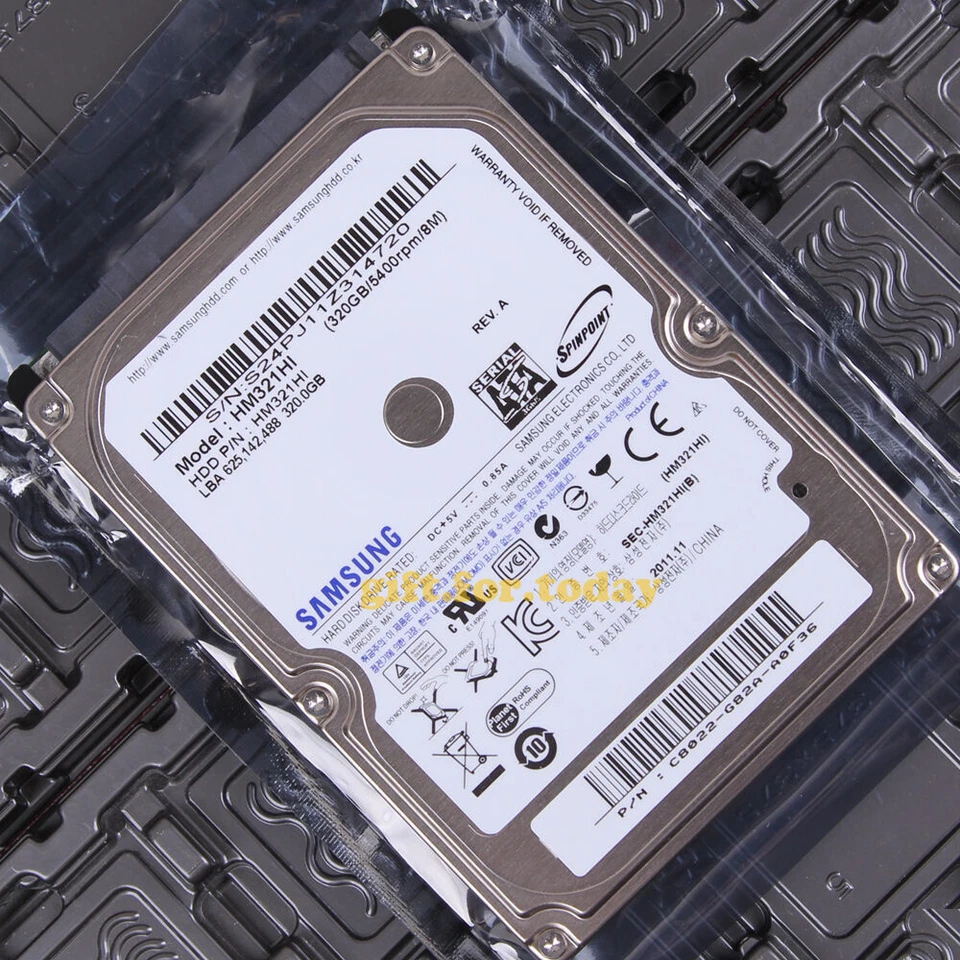 For SAMSUNG 320 GB 5400 RPM SATA 2.5" (HM321HI) Internal Hard Drive HDD - Image 1 of 1