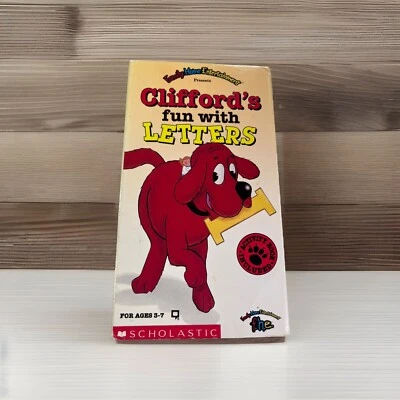 Clifford's Fun With Letters (VHS, 1992 Family Home Entertainment) - Tested! - Image 1 of 4