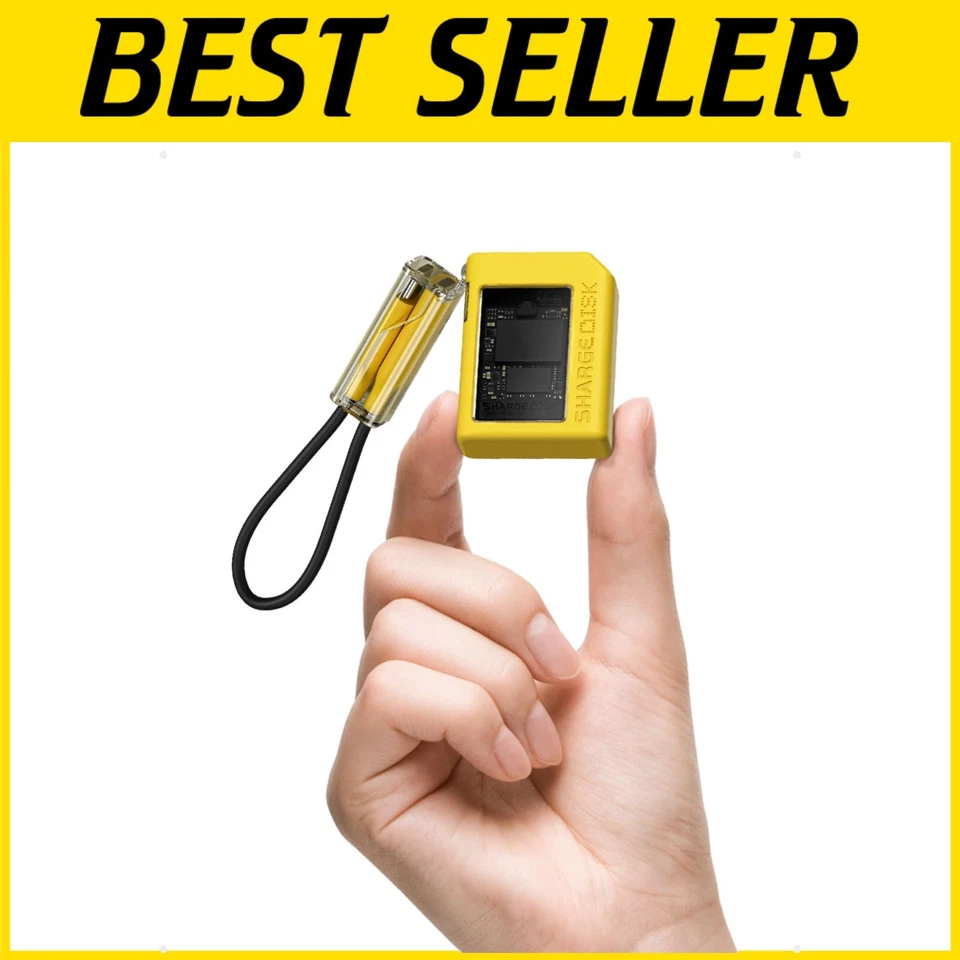 Durable 2TB M.2 NVMe SSD Enclosure - 10Gbps USB C with Active Cooling, Yellow - Image 1 of 4