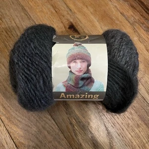 Lion Brand Yarn AMAZING Wool Blend Yarn - 1 skein - OLYMPIA 1.75oz / 147yd - Picture 1 of 4