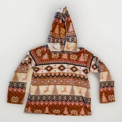 Moletom com capuz Girl’s The Children’s Place estampado tamanho 5T - Imagem 1 de 4