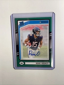 Panini Donruss 2024 Clasificado Novato Verde Automático Roma Odunze #309 Novato Automático RC - Imagen 1 de 2