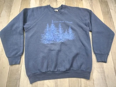 Vtg Pikes Peak Colorado Crewneck Pullover Sweatshirt Women's Large - Image 1 of 4