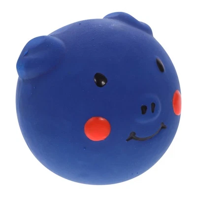 Dog Molar Plaything Squeaky Teething Toy Pig Head Shaped Chewing Toy Funny Toy - image 1 of 4