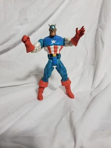 TOYBIZ MARVEL AMERICAN HEROES CAPTAIN AMERICA 6” ACTION FIGURE 1998. - Picture 1 of 2