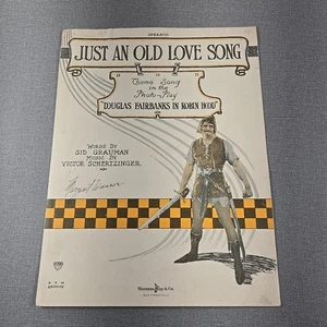 Just an Old Love Song from Robin Hood di Sid Grauman 1922 Spartiti Operatici - Foto 1 di 6