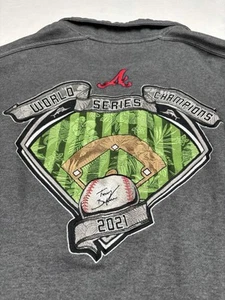 Tommy Bahama Atlanta Braves 2021 World Series Champions Men's 2XL Quarter Zip - Picture 1 of 9