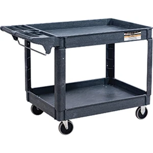HEAVY DUTY LARGE PLASTIC UTILITY CART ATD-7038 Brand New! - Picture 1 of 4