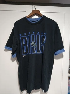 Rare Vintage Buffalo Bills Shirt Mens XL Black NFL Football Salem 90s USA - Picture 1 of 15