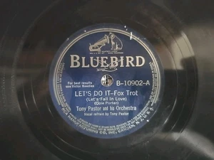 Bluebird B-10902 Tony Pastor his Orchestra Lets Do it Ready Get Set Jump (E-) - Picture 1 of 6