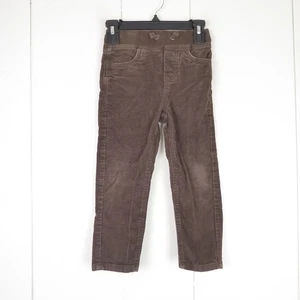 Hanna Andersson Pants Boys SZ 4 100CM Corduroy Preppy Back to School Pull On - Picture 1 of 8
