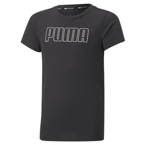 PUMA Favorites Graphic Crew Neck Short Sleeve T-Shirt Youth Girls Size 4T Casua - Picture 1 of 2