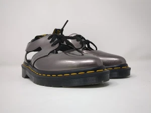 Dr. Martens Genna Pewter Cut Out Size 7 Women’s Shoes EUC Purple - Picture 1 of 16
