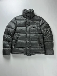 Blauer USA seltene schwarze gefütterte Daunenjacke Größe S - Bild 1 von 11