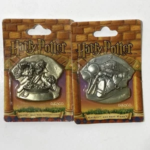 Harry Potter Enesco Medallion Magnet Snape And The Potions Class & Hagrid - Picture 1 of 4