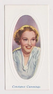 Constance Cummings 1936 Godfrey Phillips Screen Stars Embossed Tobacco Card #36 - Picture 1 of 2