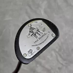 RAM Zebra Mallet Putter RH Face Balanced Offset Steel Shaft Black New Grip Wrap - Picture 1 of 8