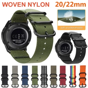 Nylon Watch Strap Wrist Band Bracelet For Garmin Venu Sq Vivoactive 3 Music S40 - Picture 1 of 20