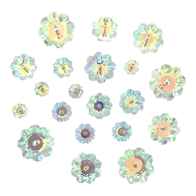 20 cuentas de marguerita cristal AB 6mm 8mm 10mm 12mm 14mm Lochrose Margarita Foto 1 de 4