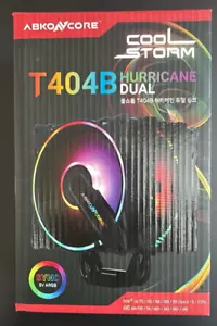 ABKONCORE T404B Hurricane dual sync 5v ARGB Heatsink - Picture 1 of 3