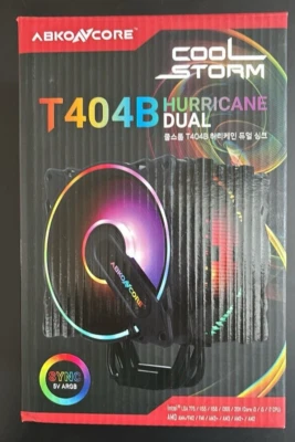 ABKONCORE T404B Hurricane dual sync 5v ARGB Heatsink - Image 1 of 3