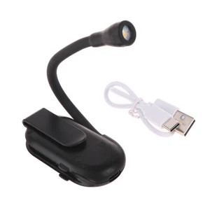 Mini LED Eye Protection Book Night Light Adjustable Clip 360° Flip Study Lamp - Photo 1/14