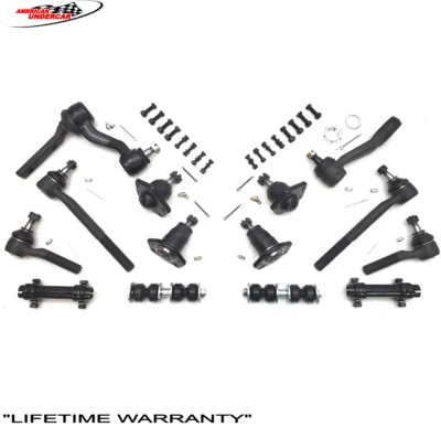 LIFETIME Ball Joint Tie Rod Idler Pitman Arm Kit Chevy Blazer S10 GMC 4x4 99-05 - Image 1 of 4