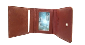 Osgoode Marley Women's Distressed Leather Mini Compact Wallet 1319 - Picture 1 of 4