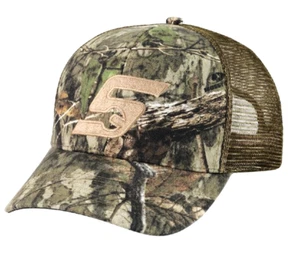 *NEW* Snap-On Tools CAMO Hat Cap Mossy Oak S LOGO ~ TAN S ~ MESH BACK, Snap-Back - Picture 1 of 1