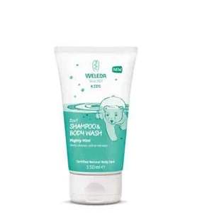 Weleda Kinder 2-in-1 Mighty Mint Shampoo und Duschgel 150ml - Bild 1 von 1