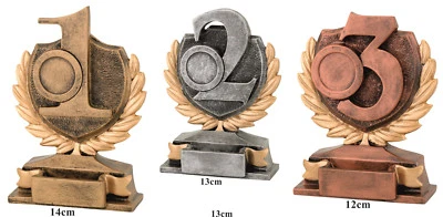 EIGENMARKE Sieger - Gewinner Resine-Trophäe 1-2-3 incl. Beschriftung