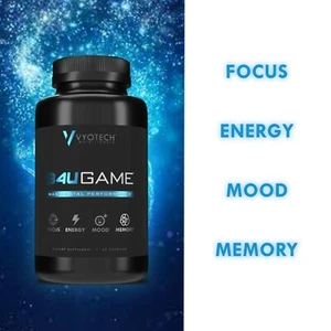 B4UGAME Vyotech Nootropic Brain Booster Supplements Max Mental Performance 3 Bt - Picture 1 of 8
