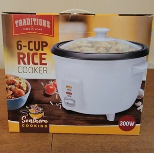 Traditions by Inspired Home Elektrischer Reiskocher für 6 Tassen 300 W Southern Cooking - Bild 1 von 4