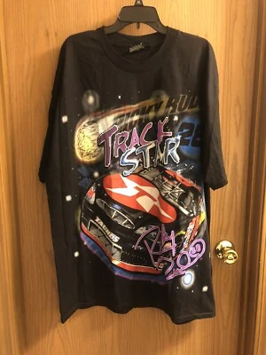 90s Ricky Rudd Nascar Track Star All Over Print XL VINTAGE Chase Authentics - Image 1 of 4