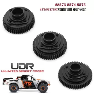 Engranaje diferencial central de acero HD 47T 51T 55T para 1/7 RC Traxxas UDR 8573/4/5 - Imagen 1 de 13