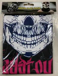 Skull Playground Biker Face Mask Bandana Neck Motorcycle Bikie Bike - Bild 1 von 4