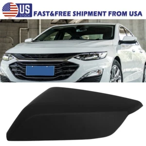 Left For 2016-2022 Chevrolet Malibu Driver Side Mirror Cap Cover Black Textured - Picture 1 of 13