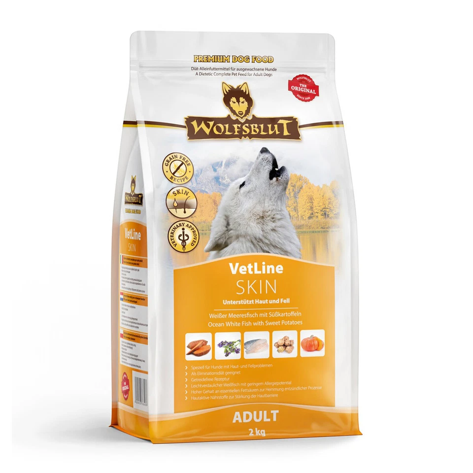Wolfsblut VetLine Skin & Coat 2 kg | Trockenfutter für Hunde | Haut | Fell  - Bild 1 von 1