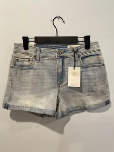 NEW Stitch Fix Denim Shorts Womens 28" Stretch Travel Beach Vacation Festival - Picture 1 of 6