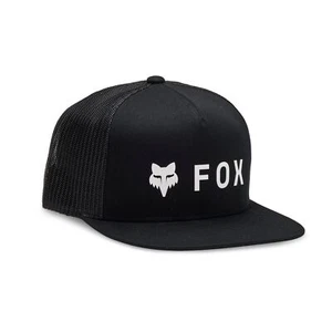 Fox Racing Mens Snapback Flat Peak Trucker Cap ~ Absolute Mesh black - Picture 1 of 2