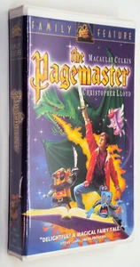 THE PAGEMASTER VHS 1991 Macaulay Culkin ist in animierten Bibliotheksbüchern gefangen - Bild 1 von 3
