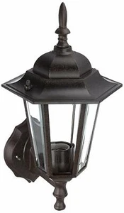 Sunset Lighting Outdoor Wall Sconce Clear Glass Rubbed Bronze Finish F7800-62 - Picture 1 of 2