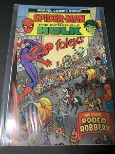 Amazing Spider Man Foleys Houston Chronicle Inredible Hulk Great Rodeo Robbery - Picture 1 of 3