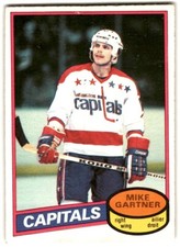 1980-81 O-Pee-Chee Mike Gartner C Rookie #195 Washington Capitals