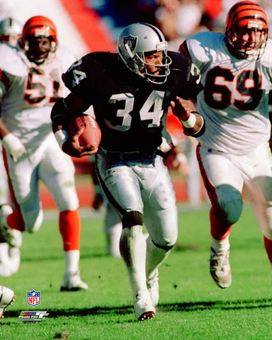 BO JACKSON L.A. Raiders NFL Running Back Action 1989 Premium 20x24 POSTER Print Cover