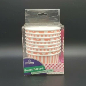 Nuevo en caja Juego de 8 cucharas y cucharas de fiesta rosa para vivir en el hogar estilo #2 - Imagen 1 de 2