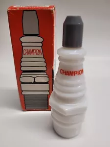 Vintage Avon Champion Spark Plug Decanter Empty Collectable In Box - Picture 1 of 8
