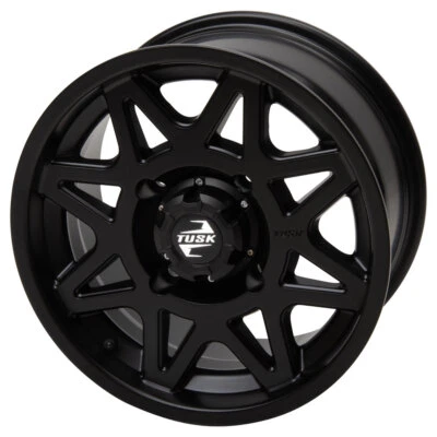 Tusk Tintic Wheel 14x7 5.0 + 2.0 Matte Black 4/156 Lug Pattern 2040890004 - Image 1 of 4