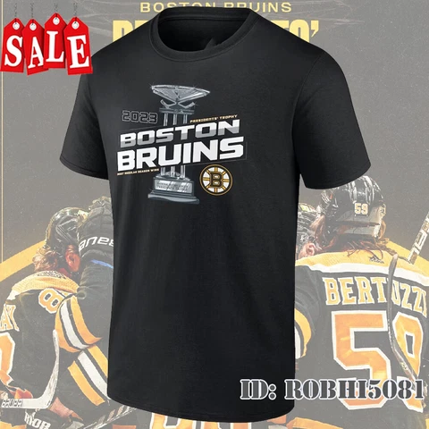 HOT NEW - Boston Bruins 2023 Presidents' Trophy Winner T-Shirt All Size For Fans Cover